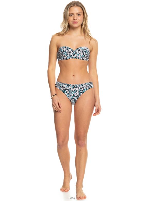 Roxy mujer top de bikini bandeau estampado beach classics 68XP0802