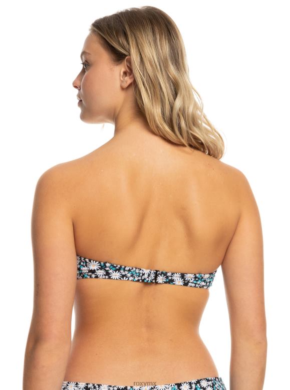 Roxy mujer top de bikini bandeau estampado beach classics 68XP0802