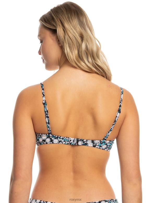 Roxy mujer top de bikini bandeau estampado beach classics 68XP0802