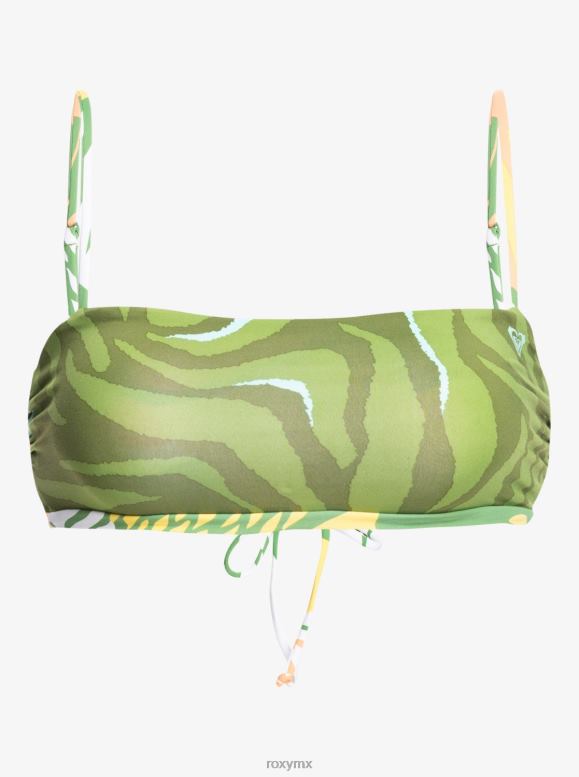Roxy mujer top de bikini bandeau reversible con flores silvestres 68XP0965
