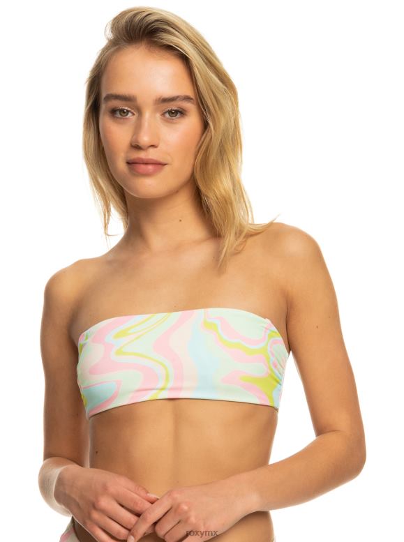 Roxy mujer top de bikini bandeau reversible tropics hype 68XP0621