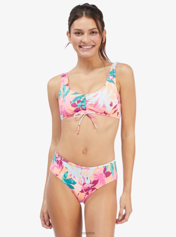 Roxy mujer top de bikini bralette atlético activo 68XP0906