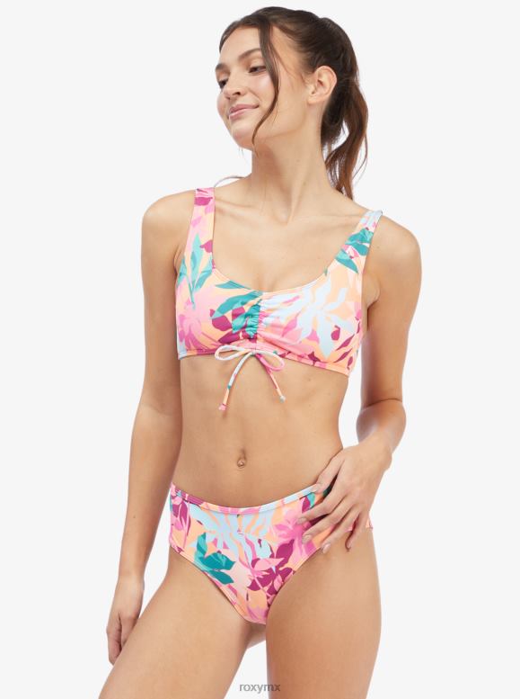 Roxy mujer top de bikini bralette atlético activo 68XP0906