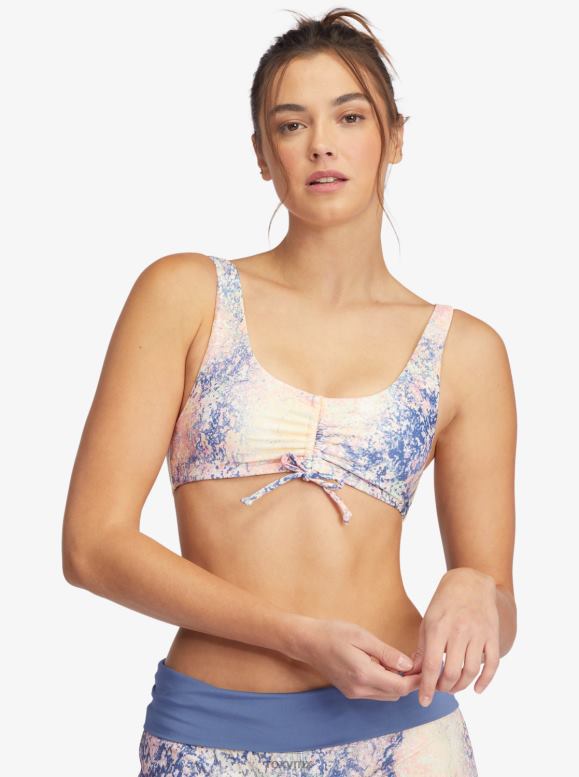 Roxy mujer top de bikini bralette atlético activo 68XP0958