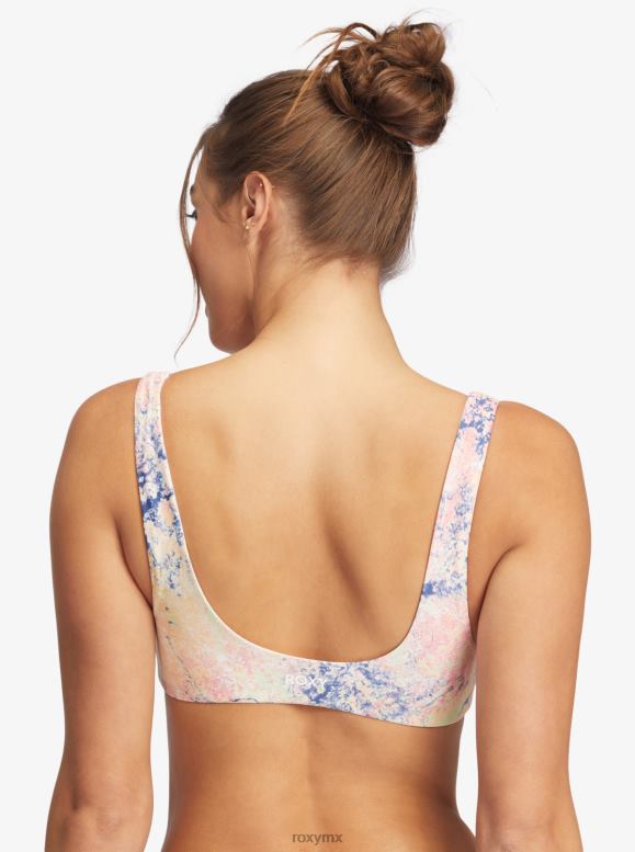 Roxy mujer top de bikini bralette atlético activo 68XP0958