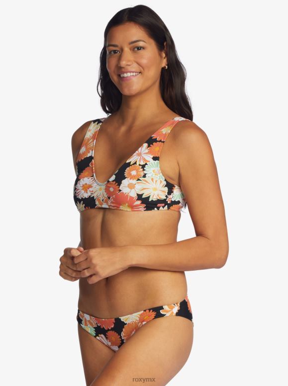 Roxy mujer top de bikini bralette beach classics estampado 68XP01033