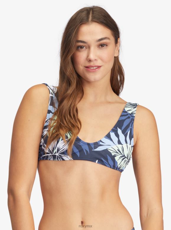 Roxy mujer top de bikini bralette beach classics estampado 68XP01040