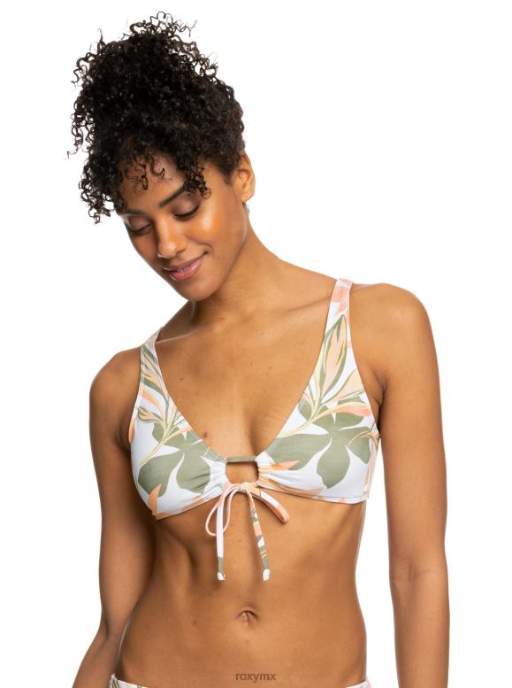 Roxy mujer top de bikini bralette beach classics estampado 68XP0877