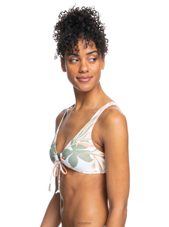 Roxy mujer top de bikini bralette beach classics estampado 68XP0877