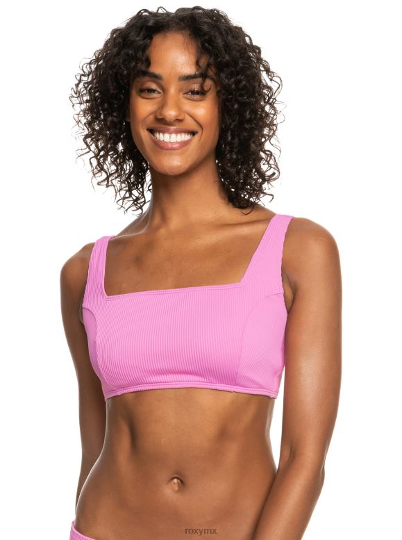 Roxy mujer top de bikini bralette de canalé activo 68XP0838