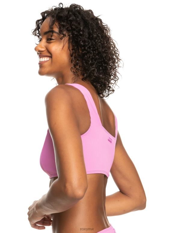 Roxy mujer top de bikini bralette de canalé activo 68XP0838