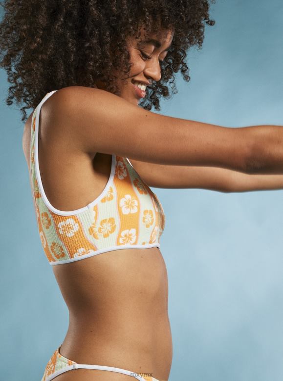 Roxy mujer top de bikini bralette ondulado 68XP0596