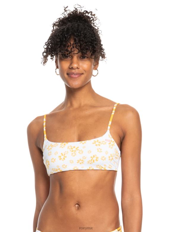 Roxy mujer top de bikini bralette reversible amante de las flores 68XP0937
