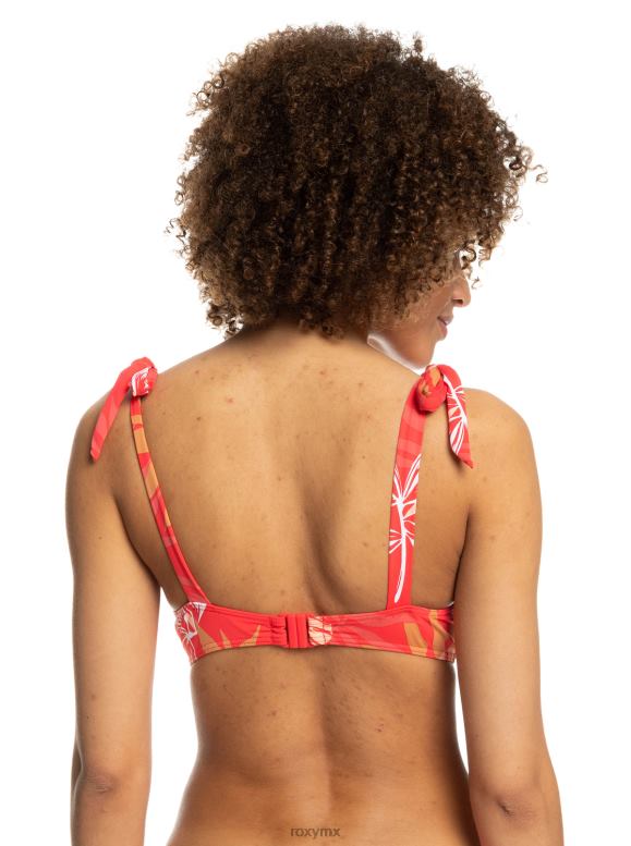 Roxy mujer top de bikini con aros copa D Seaside tropics 68XP01061
