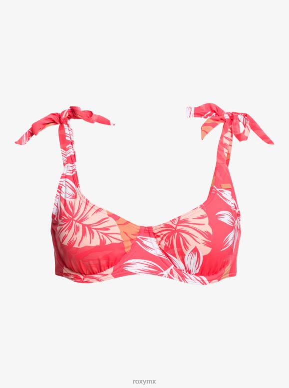 Roxy mujer top de bikini con aros copa D Seaside tropics 68XP01061