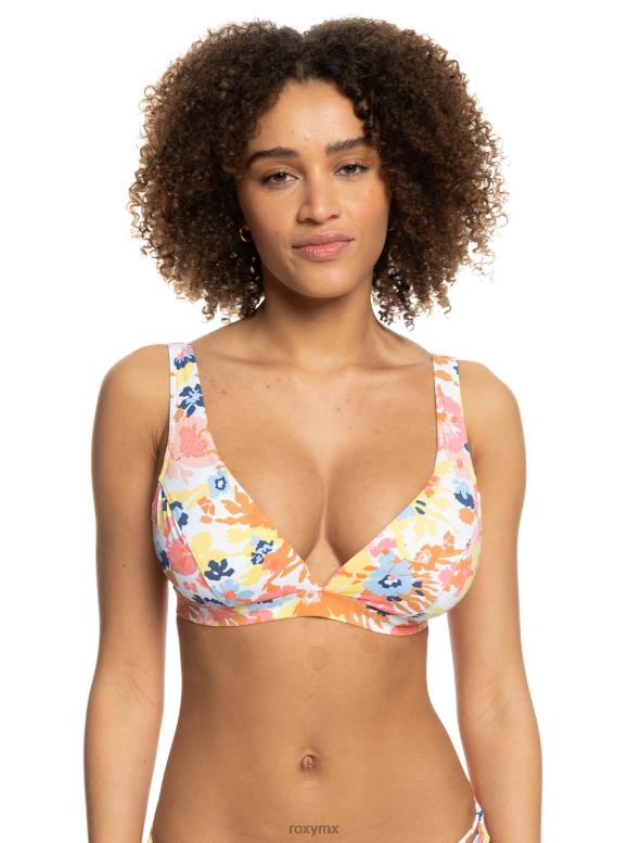 Roxy mujer top de bikini con aros y copa D estampado beach classics 68XP01018