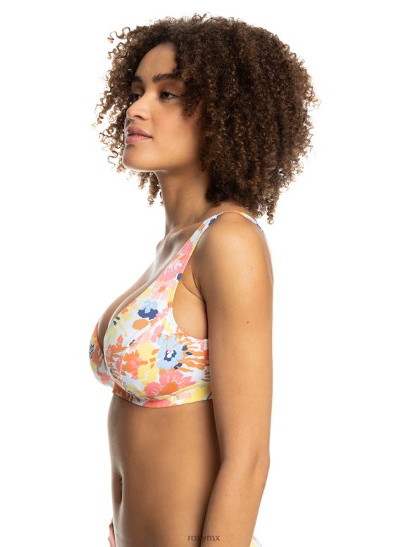 Roxy mujer top de bikini con aros y copa D estampado beach classics 68XP01018