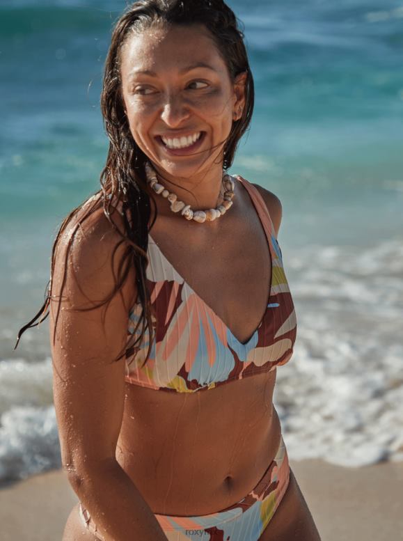 Roxy mujer top de bikini con copa D y estampado floraldelic 68XP0959