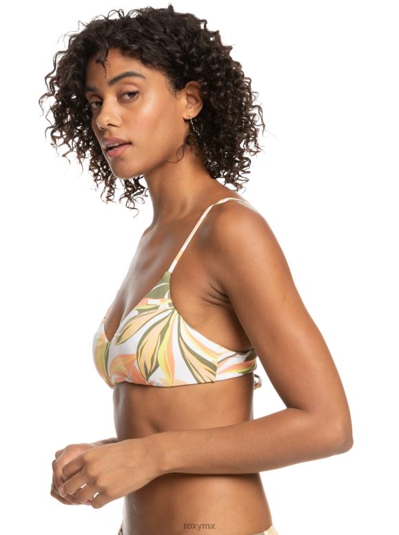 Roxy mujer top de bikini con sujetador clásico de playa estampado 68XP0849