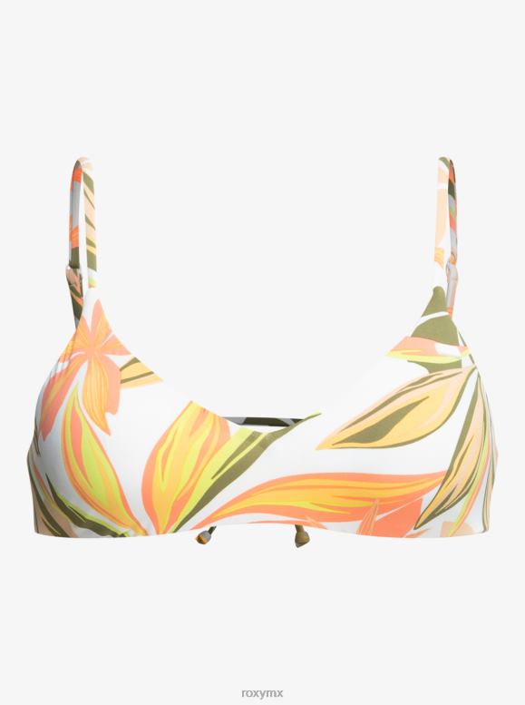 Roxy mujer top de bikini con sujetador clásico de playa estampado 68XP0849