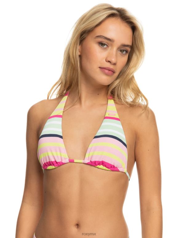 Roxy mujer top de bikini de rayas soul tiki tri 68XP0651