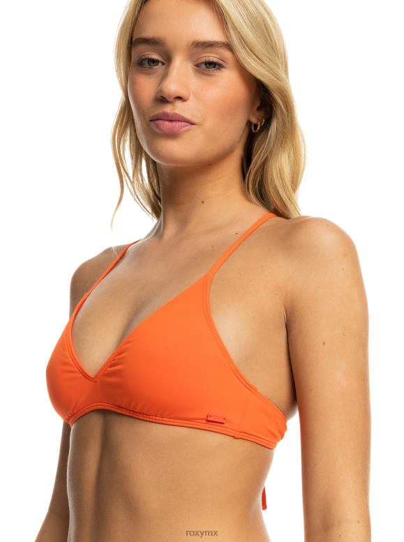 Roxy mujer top de bikini de triángulo clásico de playa 68XP0910