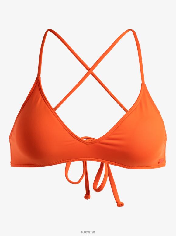 Roxy mujer top de bikini de triángulo clásico de playa 68XP0910
