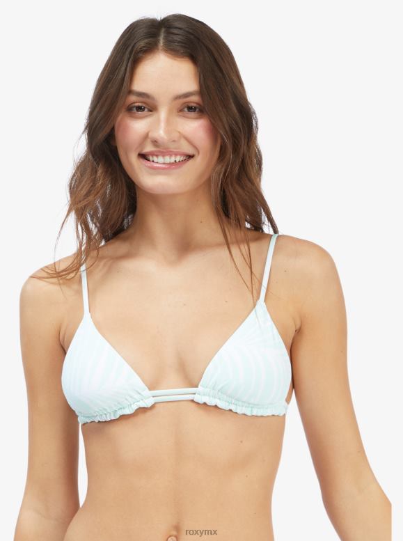 Roxy mujer top de bikini de triángulo reversible Palm Tree Dreams 68XP0938