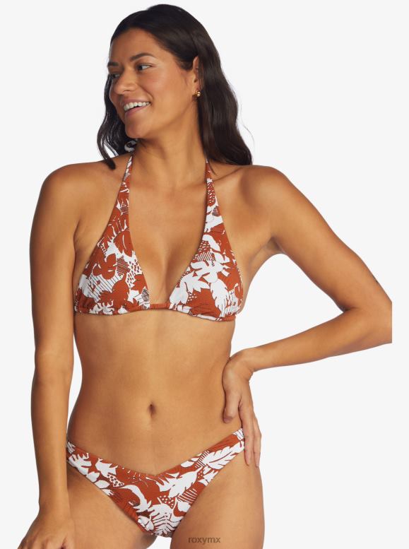 Roxy mujer top de bikini de triángulo tiki alargado sin fin 68XP0975