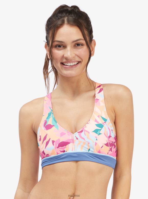Roxy mujer top de bikini halter activo 68XP01010
