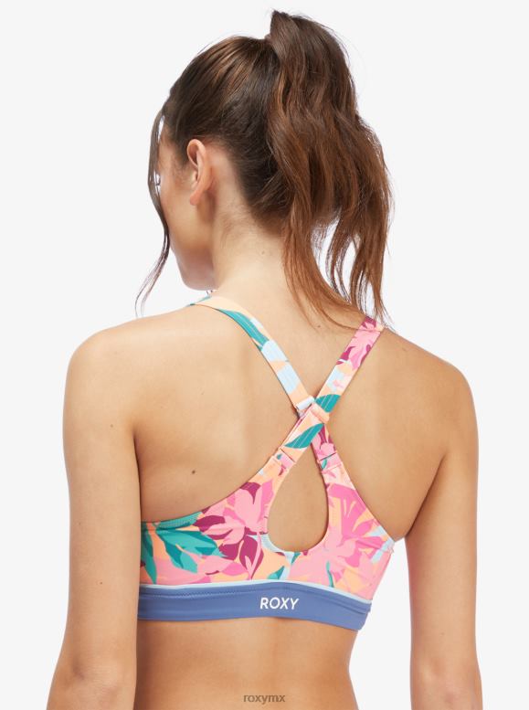 Roxy mujer top de bikini halter activo 68XP01010