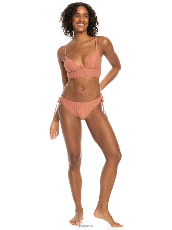 Roxy mujer top de bikini sin mangas de coco 68XP0832