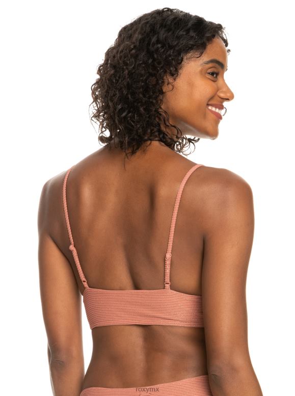 Roxy mujer top de bikini sin mangas de coco 68XP0832