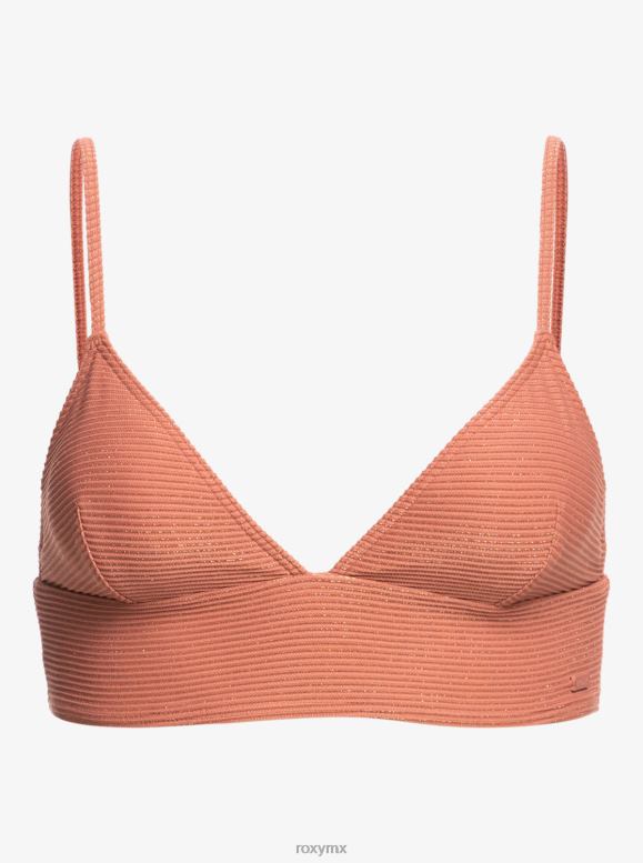 Roxy mujer top de bikini sin mangas de coco 68XP0832