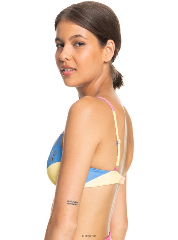 Roxy mujer top de bikini tipo bralette pop surf 68XP01073