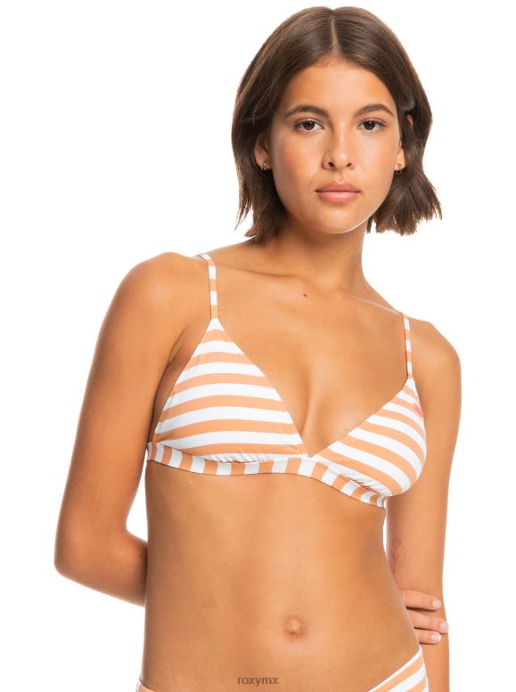 Roxy mujer top de bikini triángulo fijo beach classics estampado 68XP01085