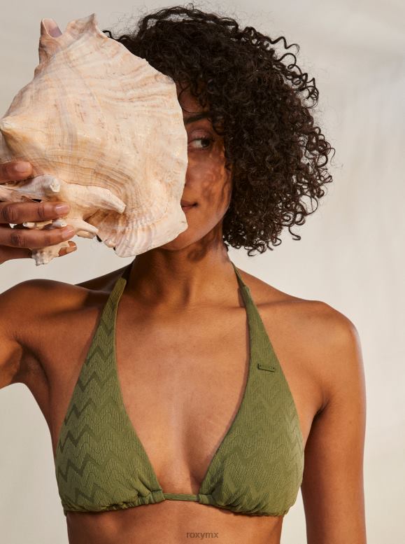 Roxy mujer top de bikini triangular alargado current coolness 68XP0903