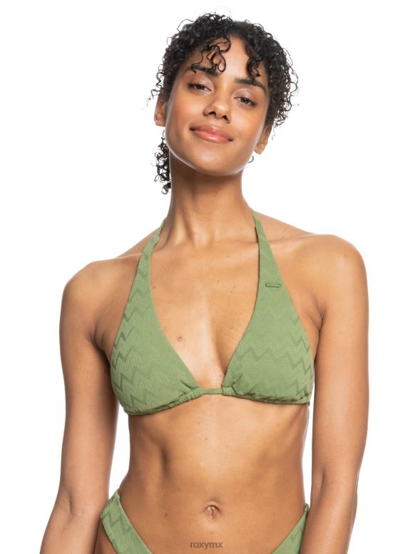 Roxy mujer top de bikini triangular alargado current coolness 68XP0903