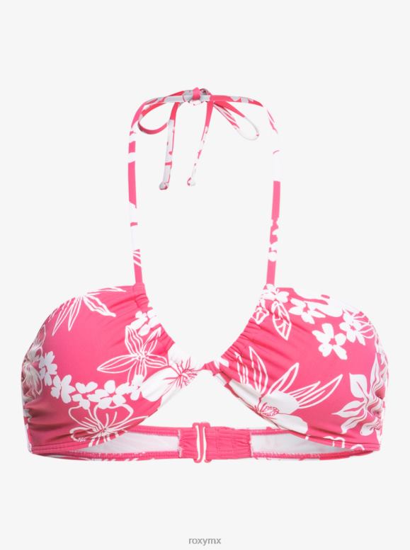 Roxy mujer top de bikini triangular estampado beach classics 68XP0644