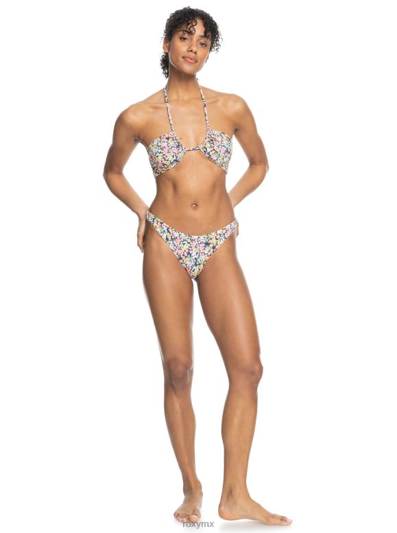 Roxy mujer top de bikini triangular estampado beach classics 68XP0841