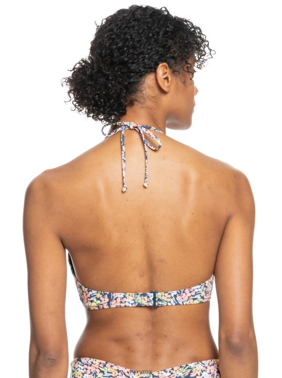 Roxy mujer top de bikini triangular estampado beach classics 68XP0841