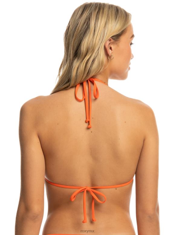 Roxy mujer top de bikini triangular tiki beach classics 68XP0892