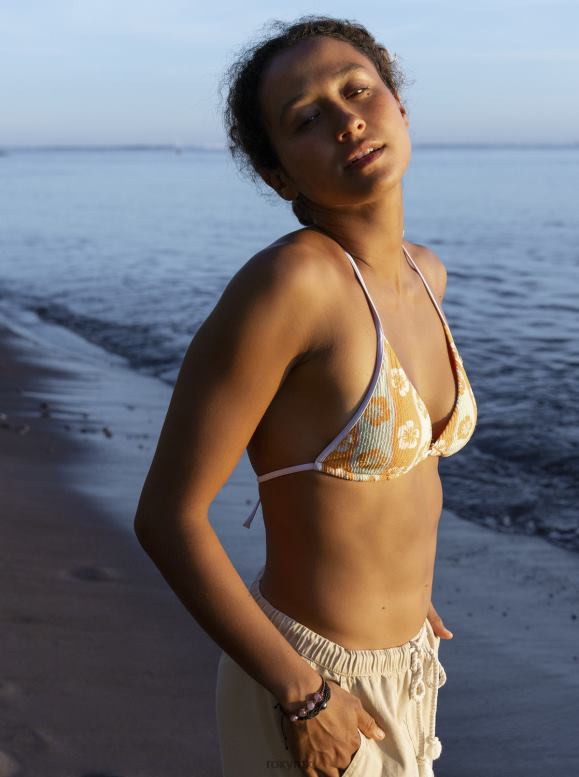 Roxy mujer top de bikini triatlón tiki ondulado 68XP0594