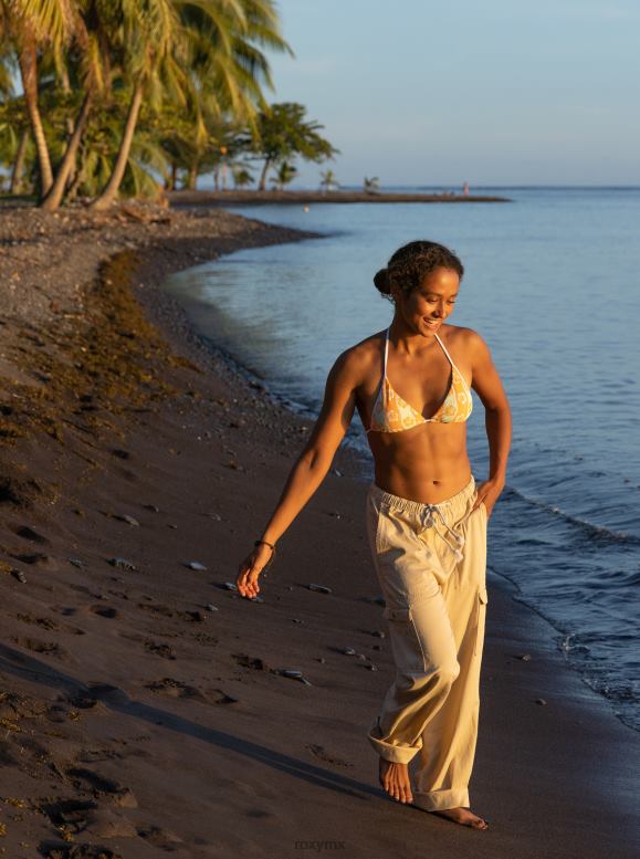 Roxy mujer top de bikini triatlón tiki ondulado 68XP0594