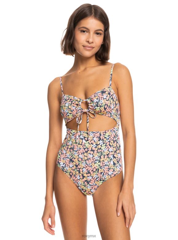Roxy mujer traje de baño de una pieza con estampado clásico de playa 68XP0718