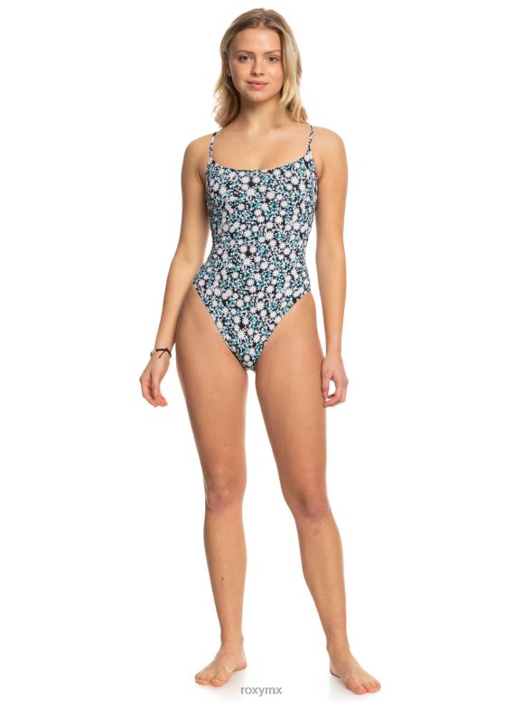 Roxy mujer traje de baño de una pieza con estampado clásico de playa 68XP0805