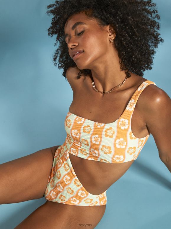Roxy mujer traje de baño de una pieza ondulado 68XP0593
