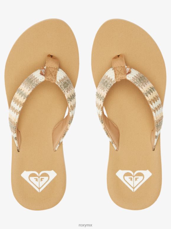 Roxy mujer chanclas de rafia porto 68XP01255