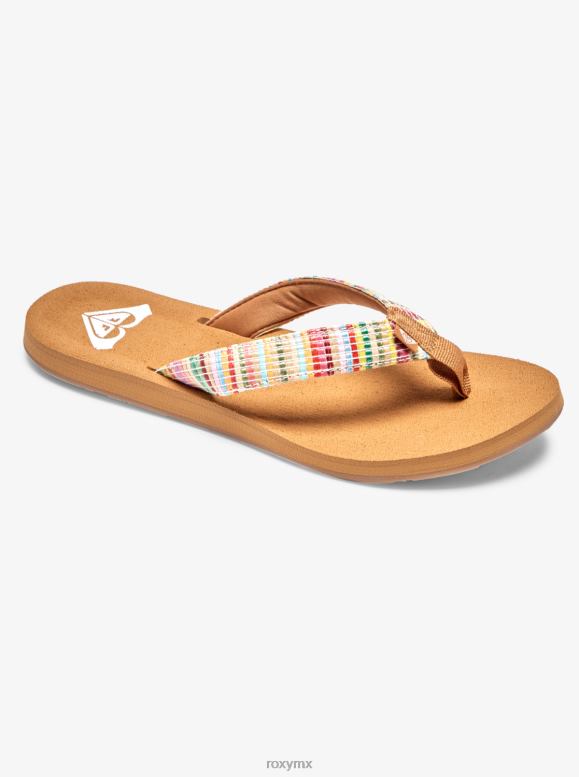 Roxy mujer chanclas de rafia porto 68XP01277