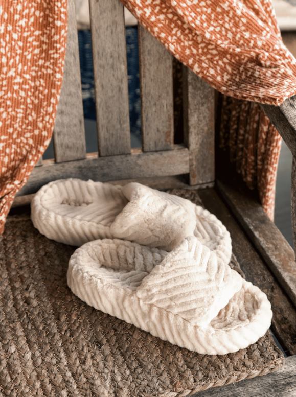 Roxy mujer sandalias deslizantes con pelo sintético 68XP01358